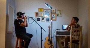 david tagger leon gieco en el estudio