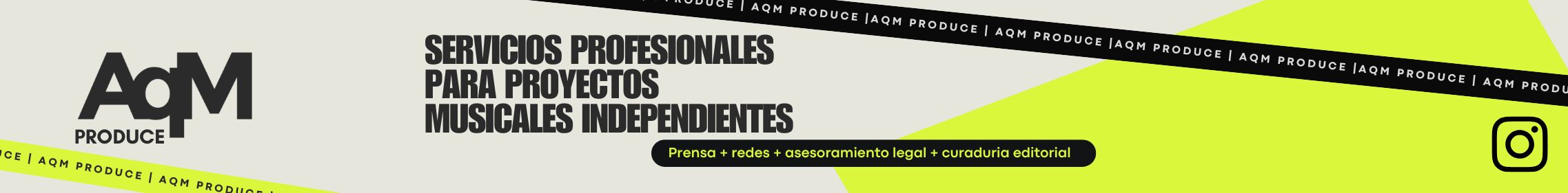 AQM Produce - Seguinos en Instagram