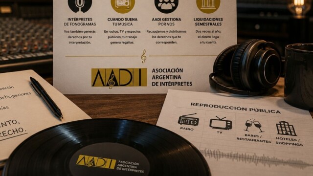 Qué es AADI y cómo cobran los intérpretes por sus grabaciones
