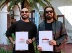 Integrantes de Regular Juan, banda nominada a los Premios AqM 2026.